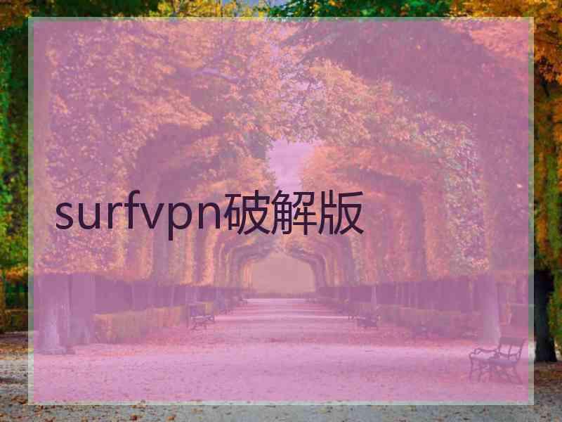surfvpn破解版