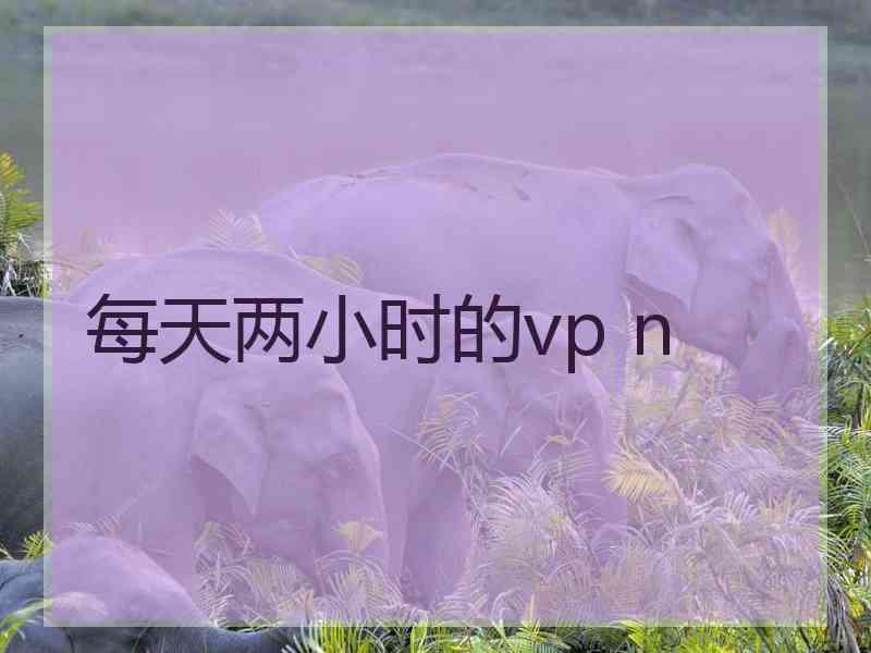 每天两小时的vp n