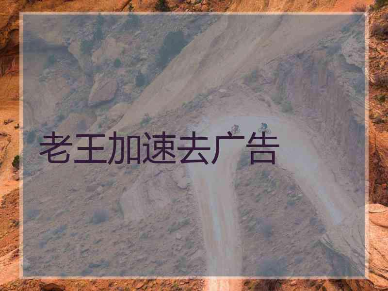 老王加速去广告