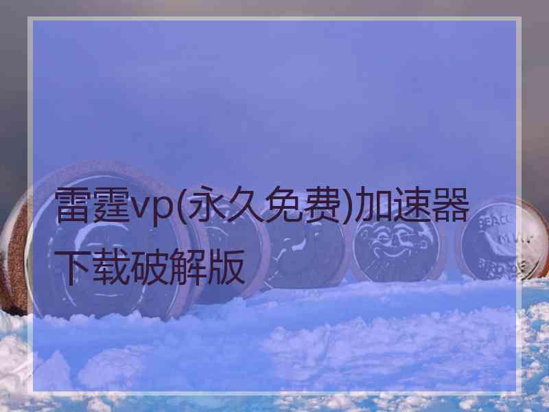 雷霆vp(永久免费)加速器下载破解版