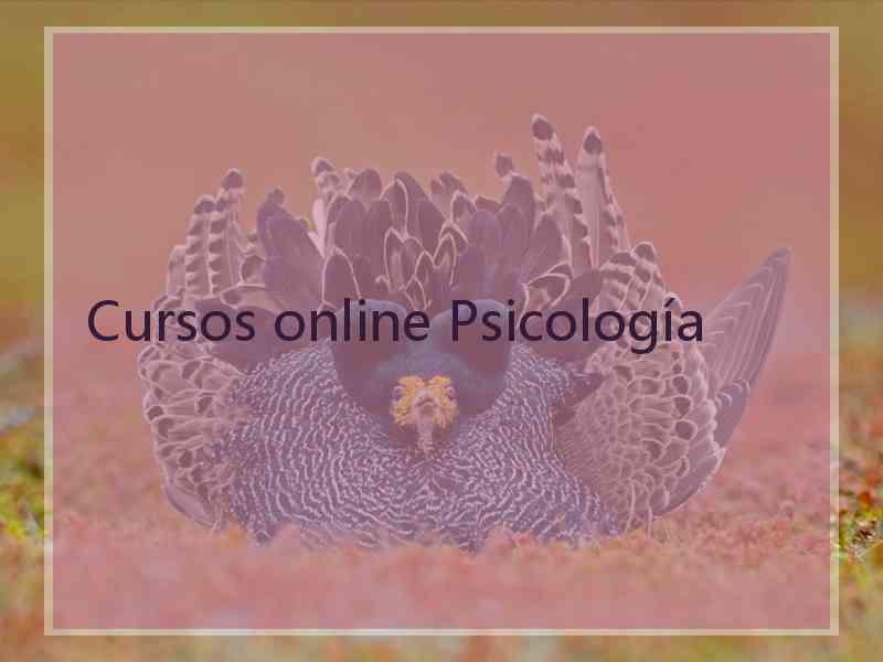 Cursos online Psicología