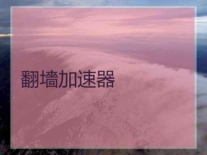 翻墻加速器