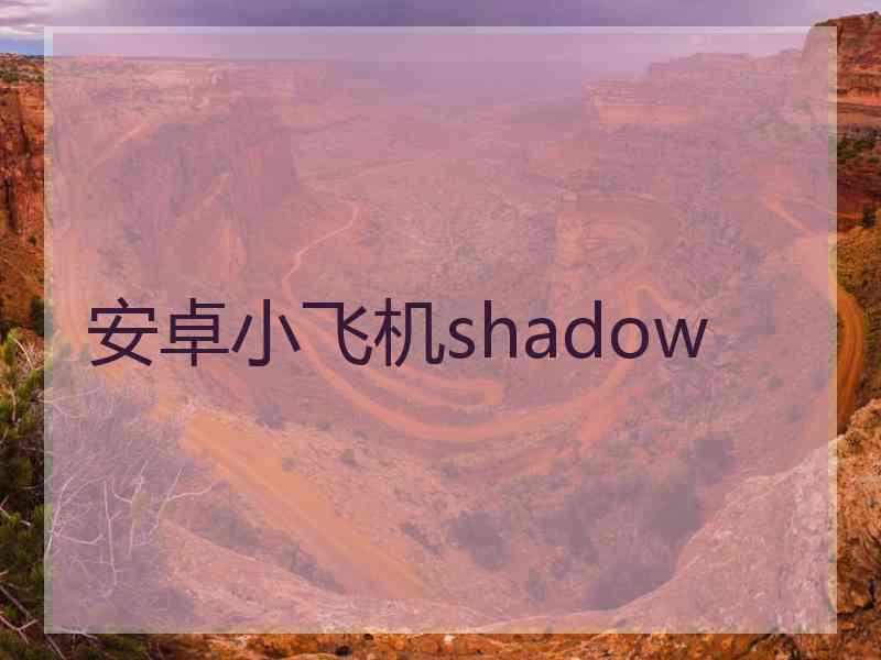 安卓小飞机shadow