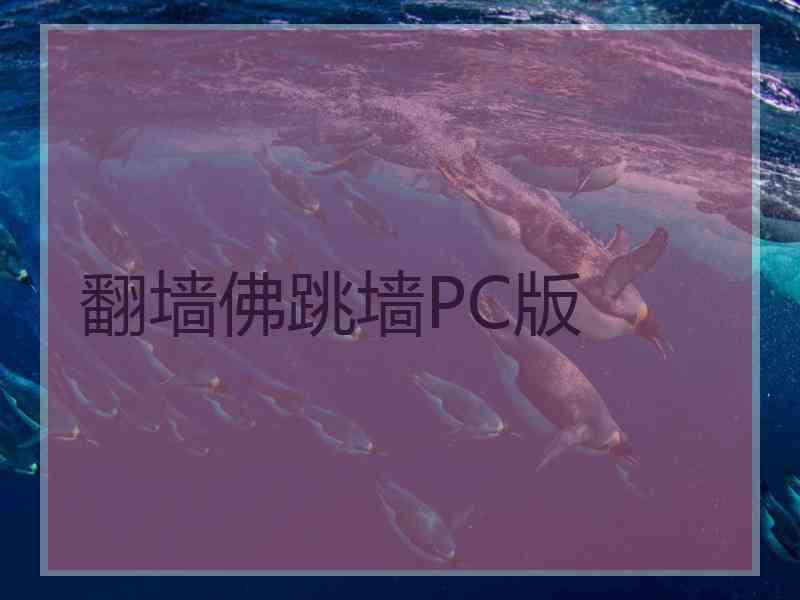 翻墙佛跳墙PC版