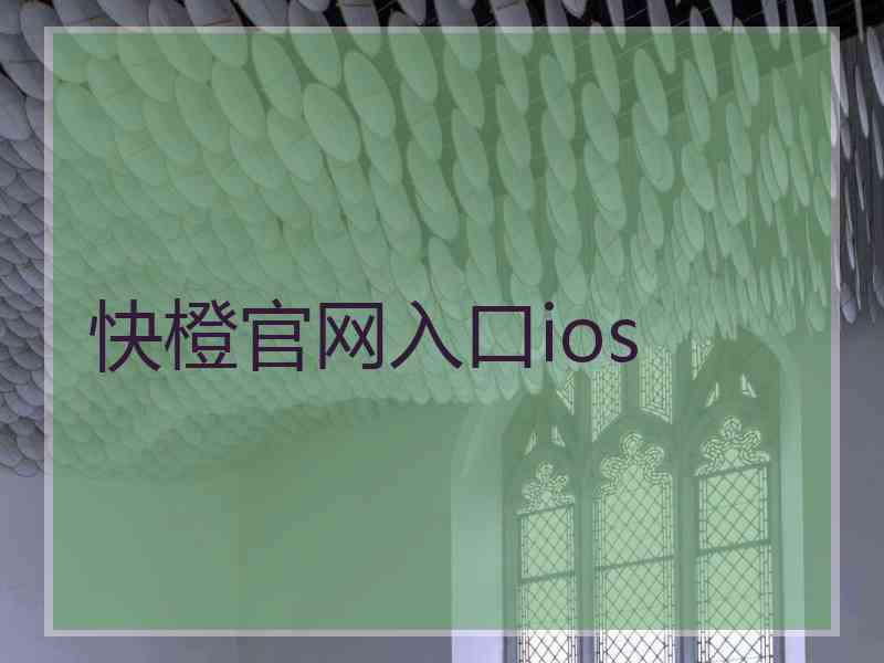 快橙官网入口ios
