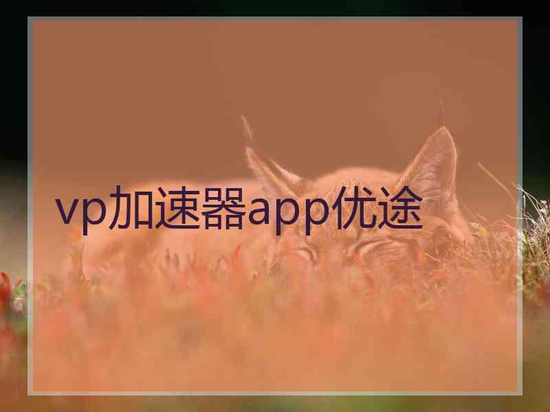 vp加速器app优途