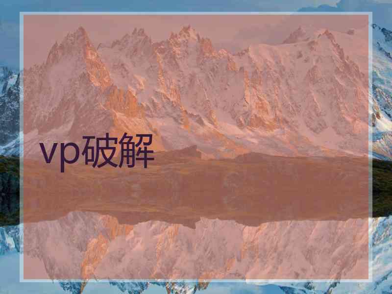 vp破解