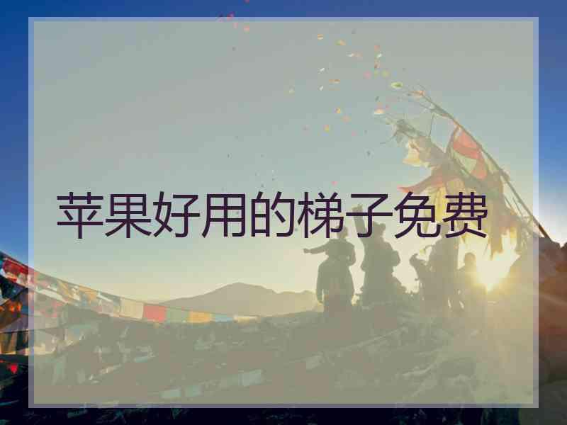 苹果好用的梯子免费