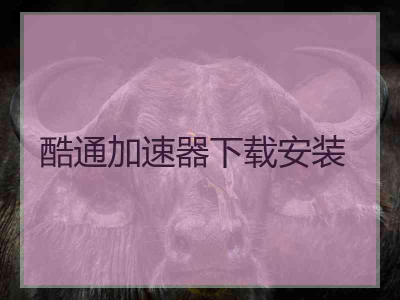 酷通加速器下载安装
