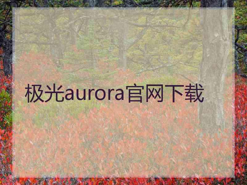 极光aurora官网下载